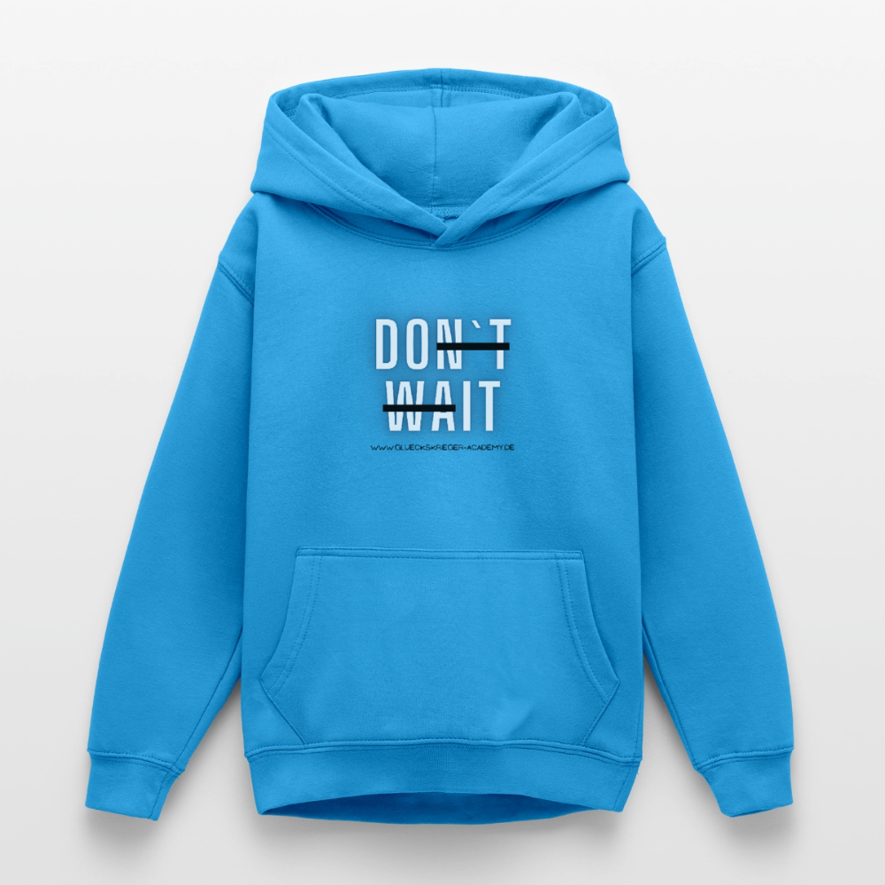 Glückskrieger Hoodie  für Teens– Do it - sea blue