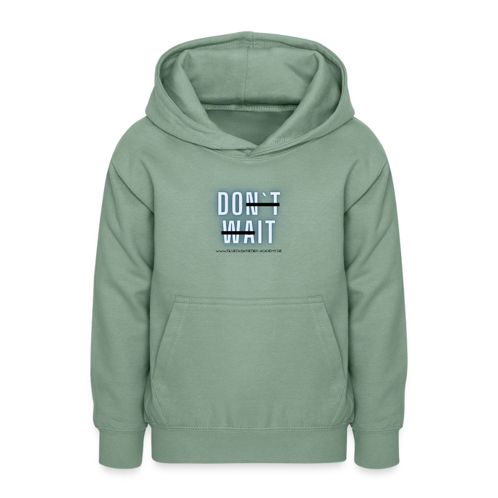 Glückskrieger Hoodie  für Teens– Do it - steel green