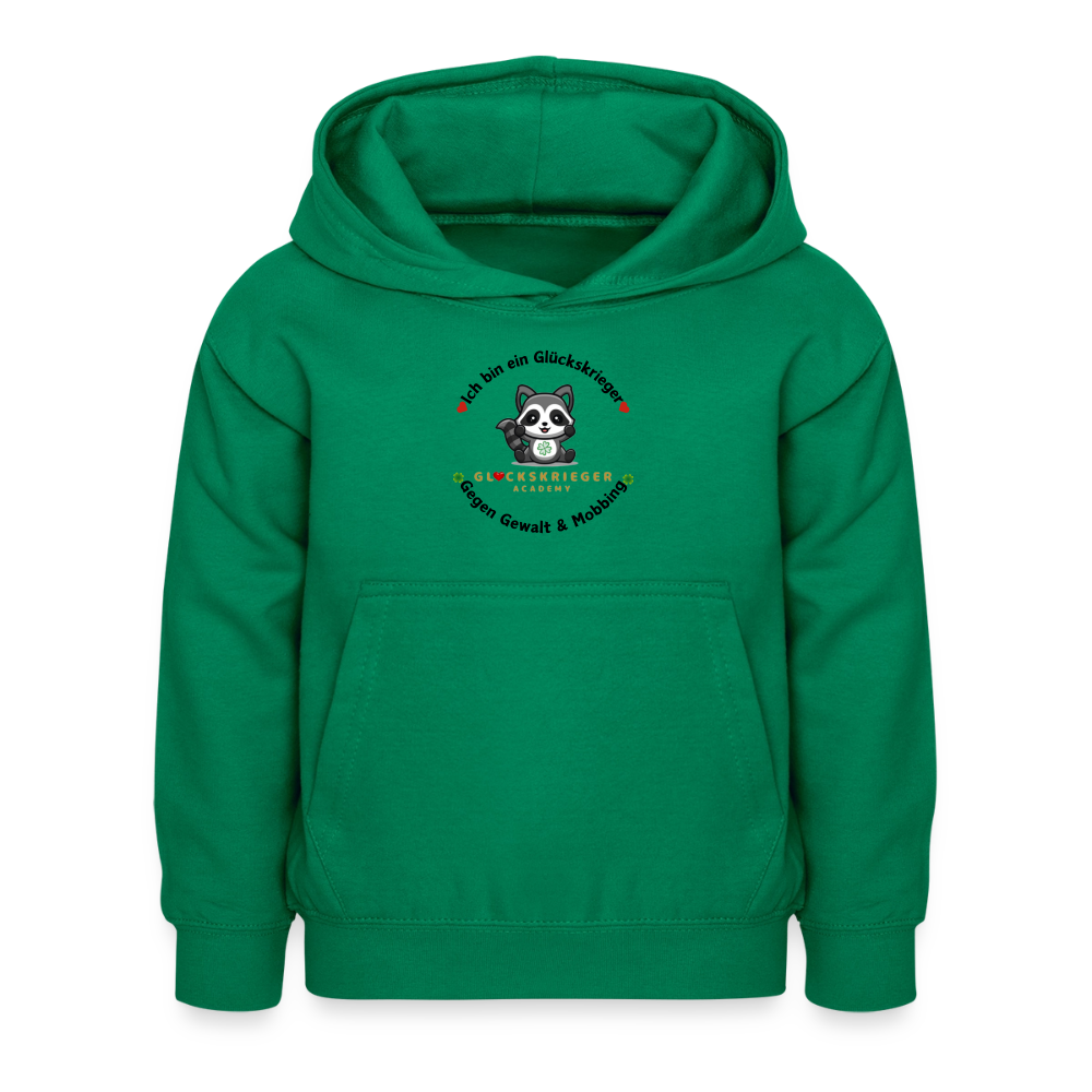 Glückskrieger Hoodie – Stark & Mutig - kelly green