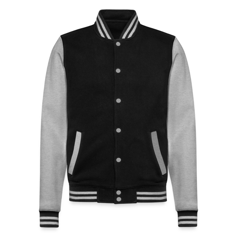 College Jacke – Team Glückskrieger - black/heather grey