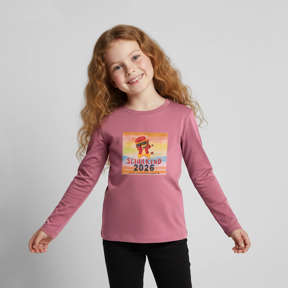 Langarmshirt für kleine Glückskrieger - mauve