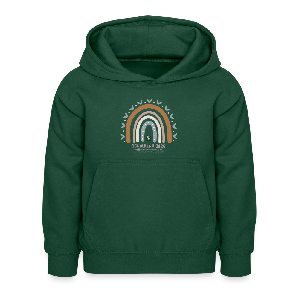Glückskrieger Hoodie – Schulkind 2026 - bottle green