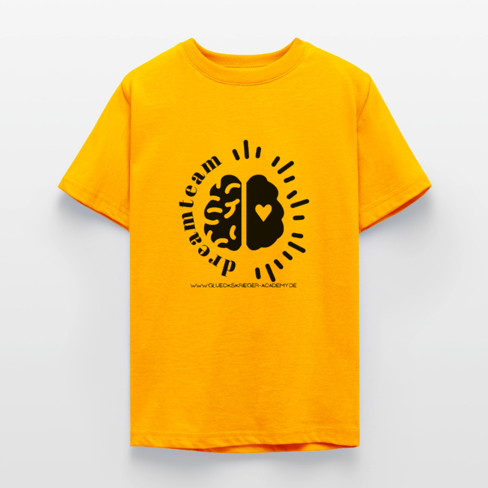 T-Shirt für Teens- dreamteam - gold