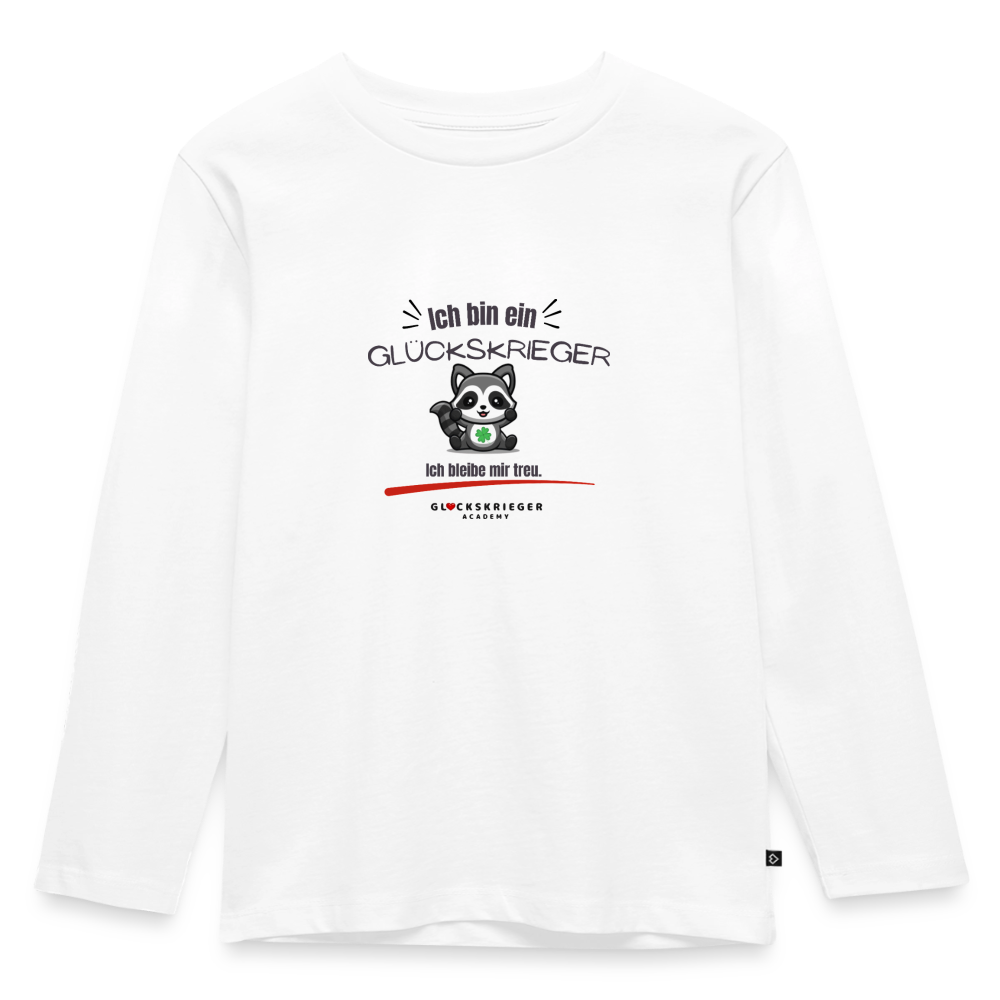 Langarmshirt für kleine Glückskrieger - white
