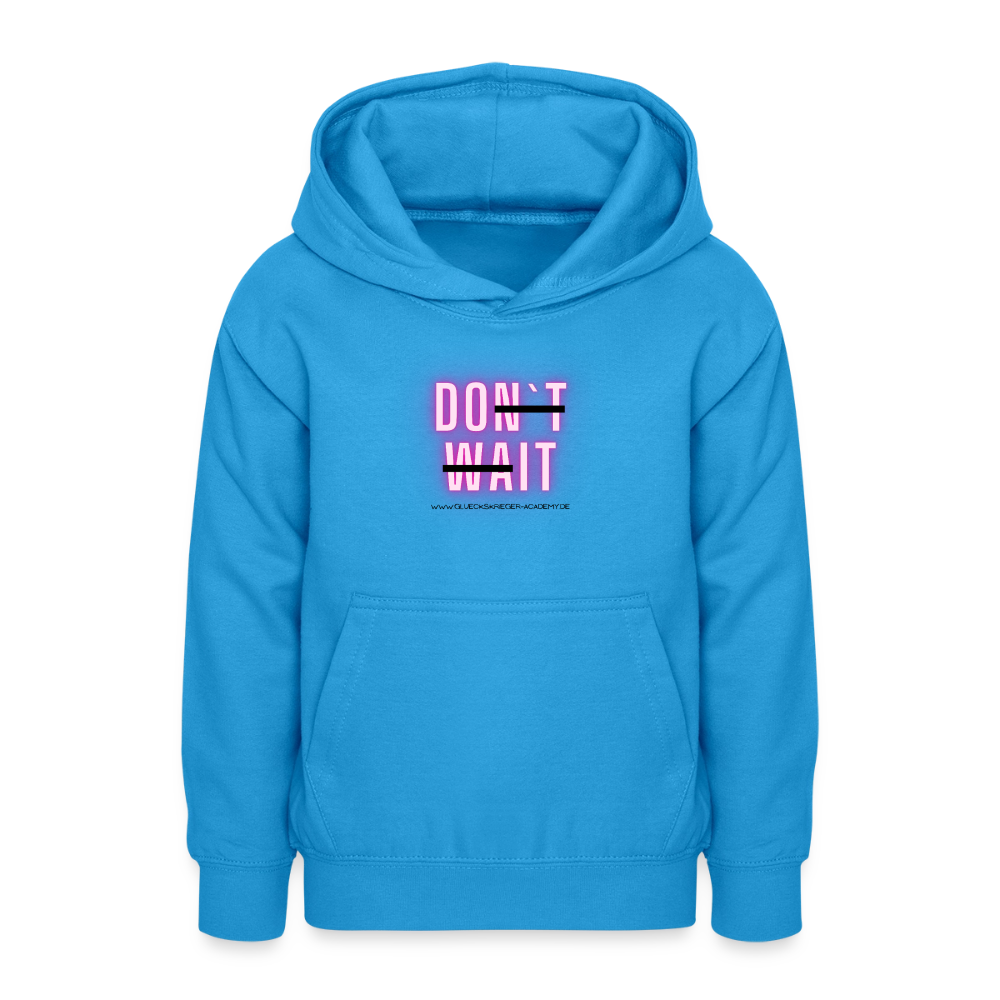 Glückskrieger Hoodie  für Teens– Do it - sea blue