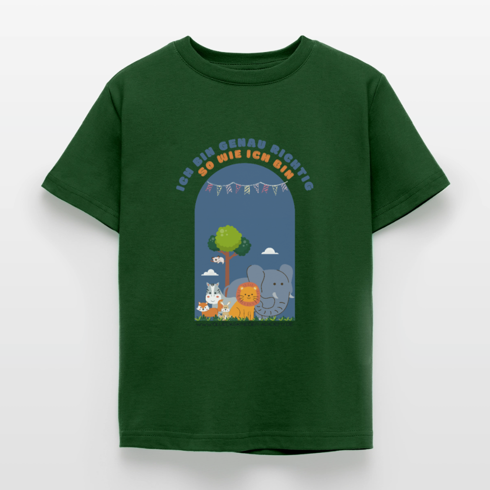 Kinder Shirt - Ich bin... - forest green
