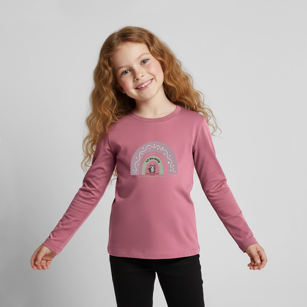 Langarmshirt für kleine Glückskrieger - mauve