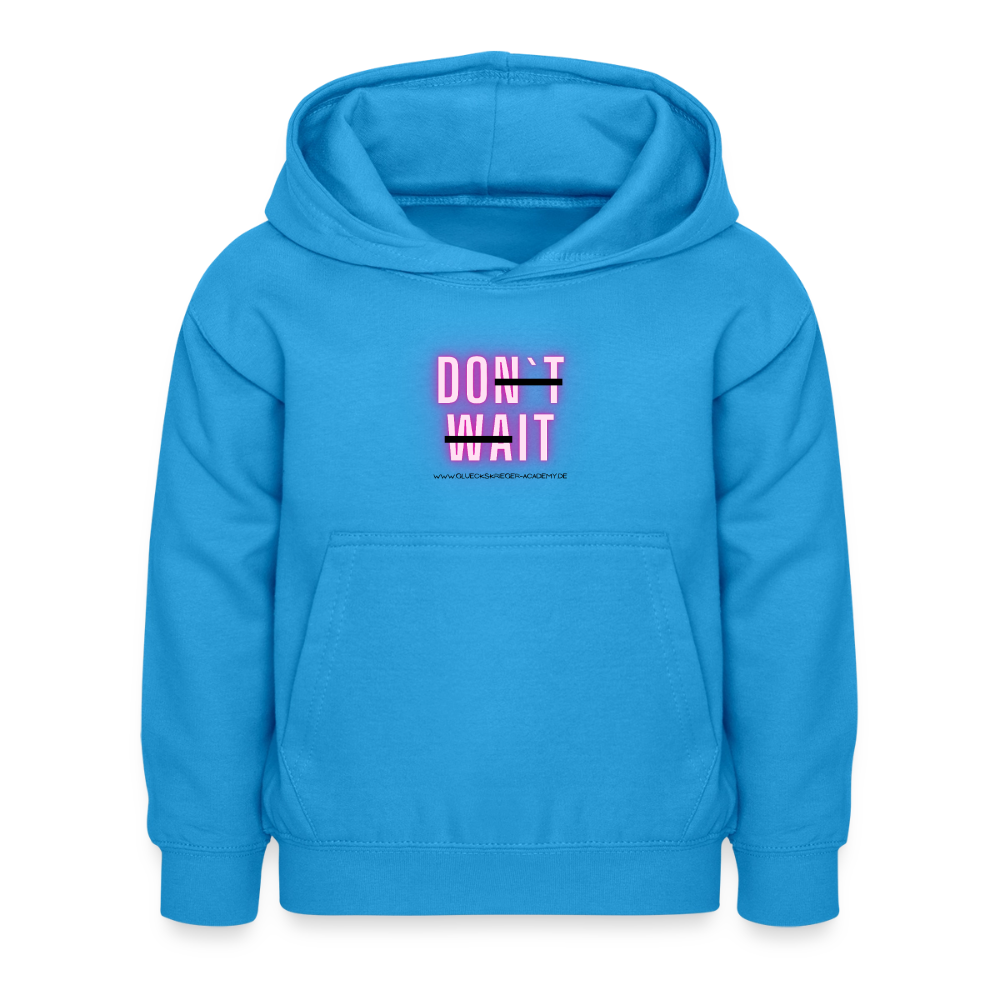 Glückskrieger Hoodie – Do it - sea blue