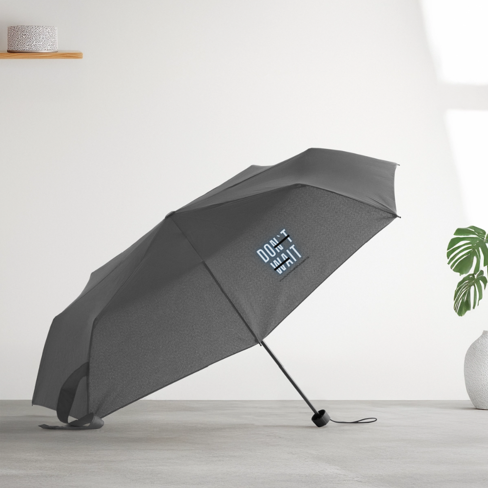 Glückskrieger Regenschirm – Stark durch jedes Wetter-Do it - grey