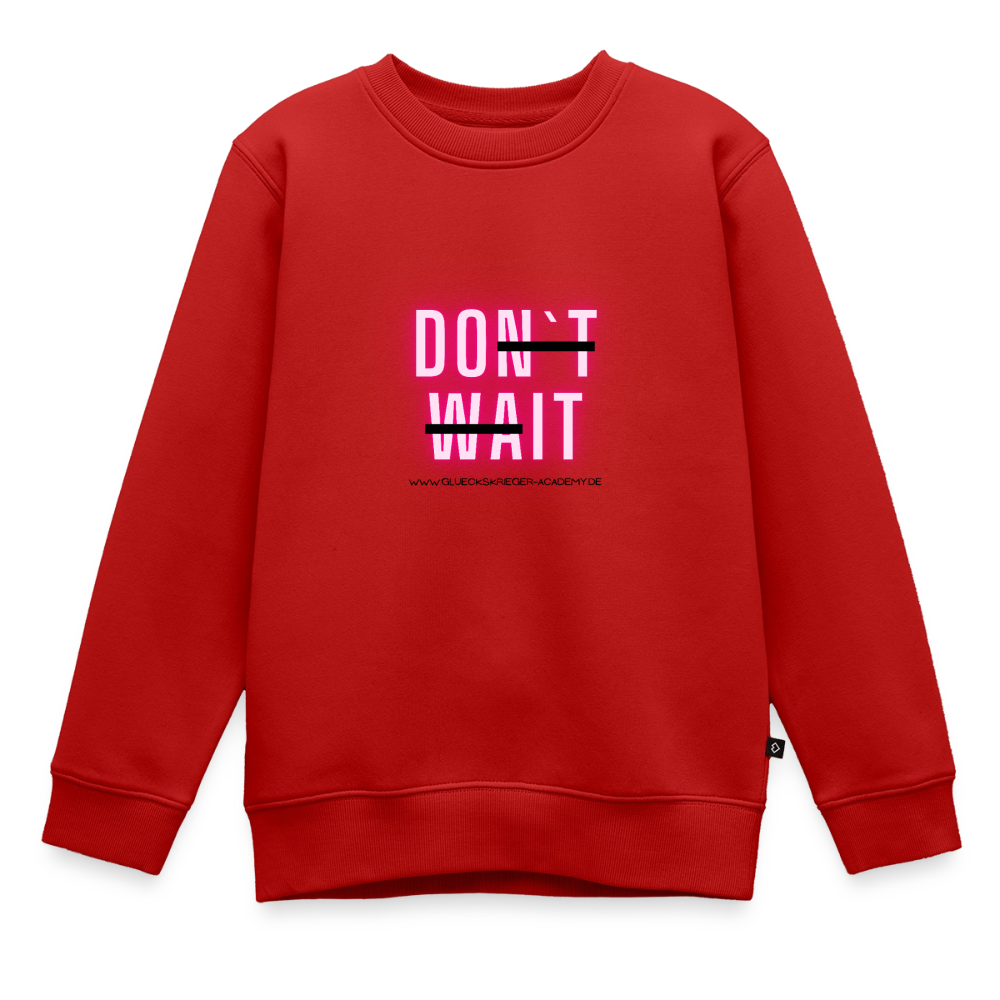 Glückskrieger Kinder Pullover – Do it - red