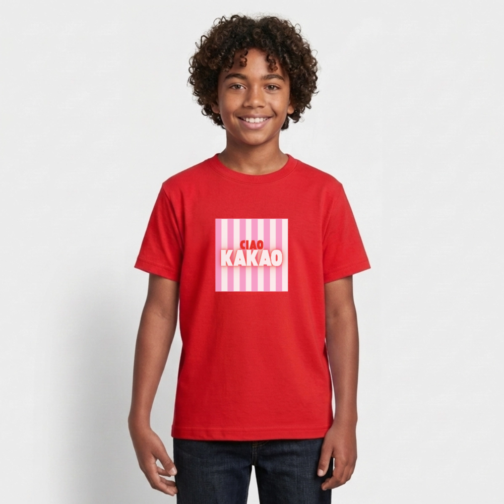T-Shirt für Teens- Ciao Kakao - red