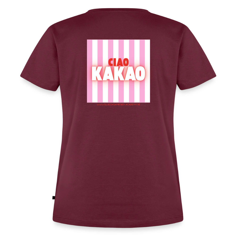 Damen Shirt 2- Ciao - burgundy