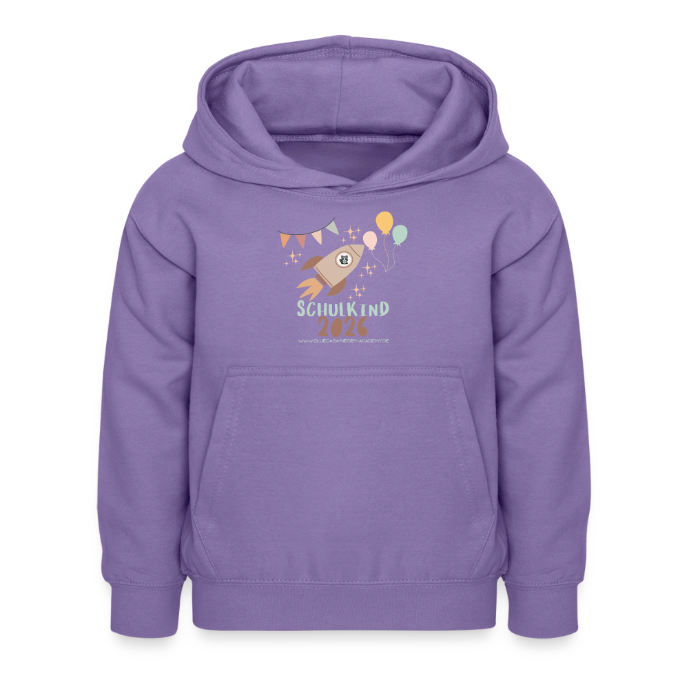 Glückskrieger Hoodie – Schulkind 2026 - lavender