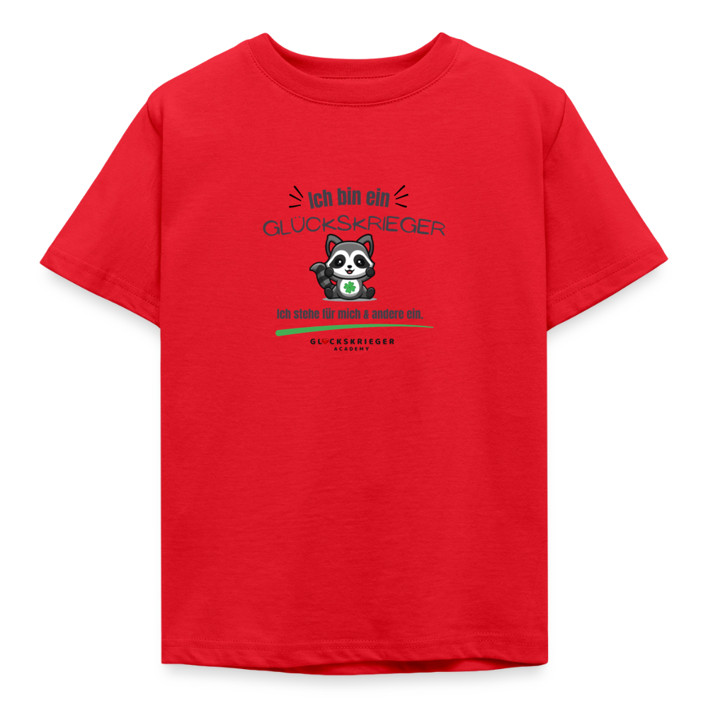 Glückskrieger Shirt – Stark für mich & andere - red