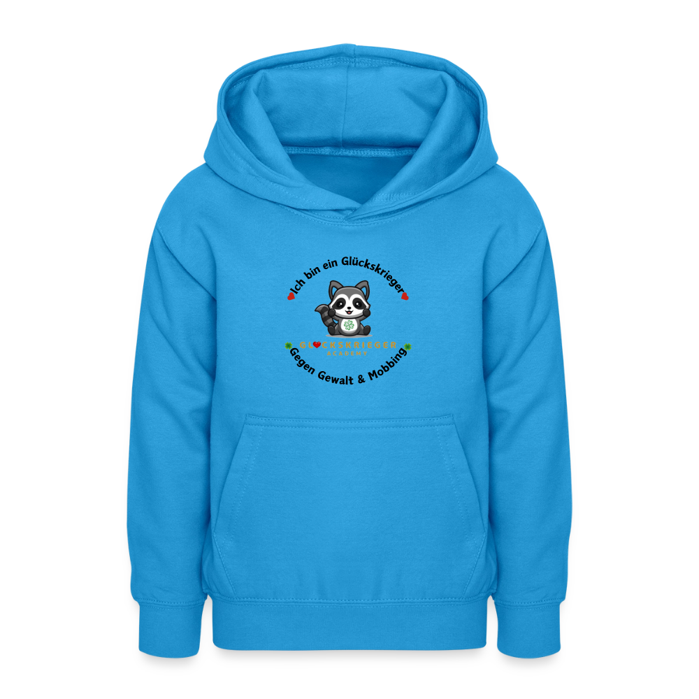 Teen Glückskrieger Hoodie – Wärme & Stärke für jeden Tag - sea blue