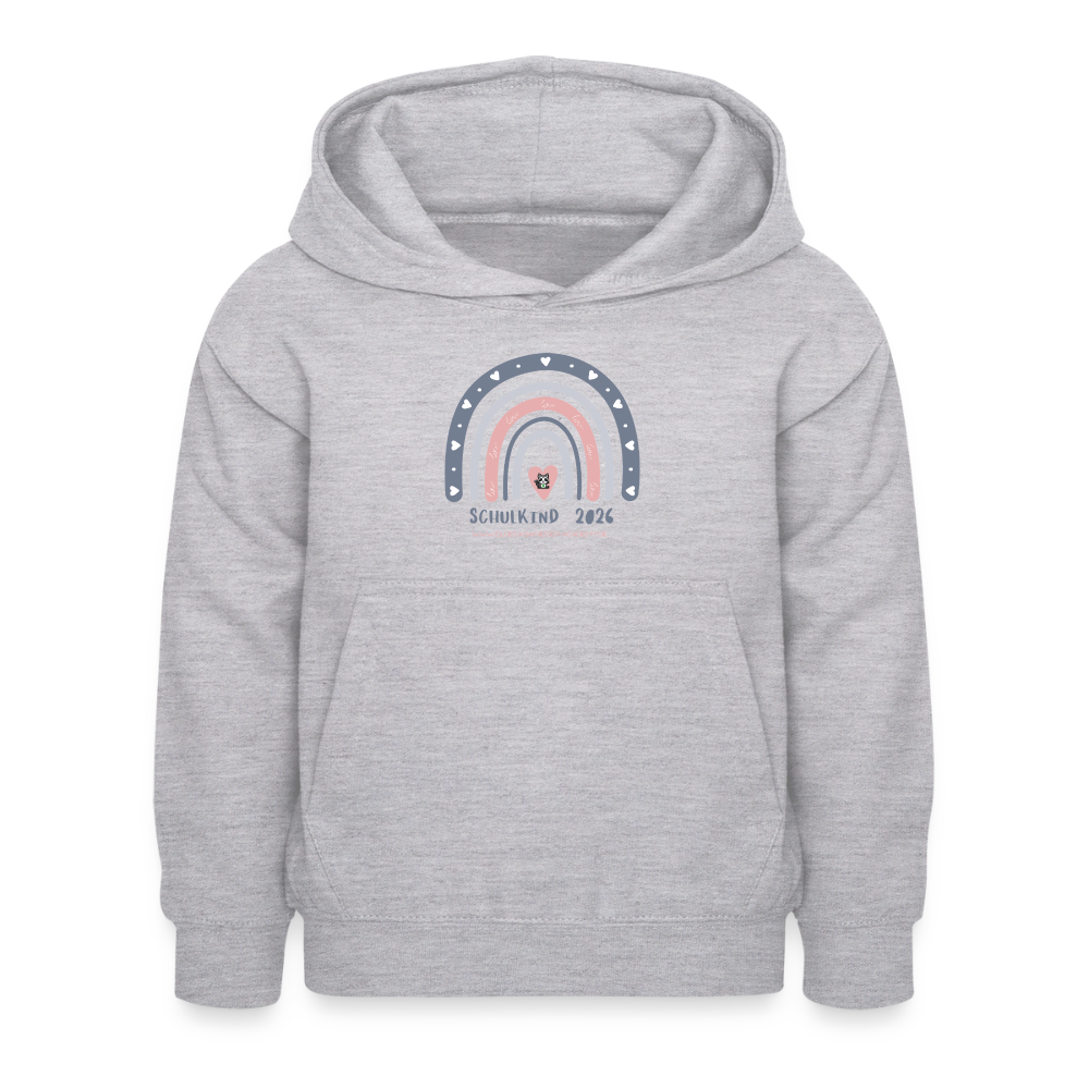 Glückskrieger Hoodie – Schulkind 2026 - light heather grey