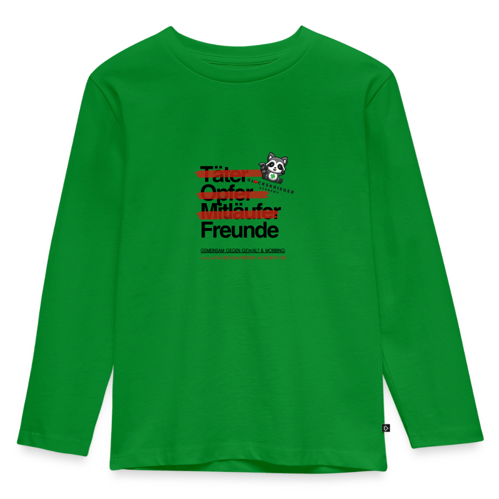 Langarmshirt für kleine Glückskrieger - green