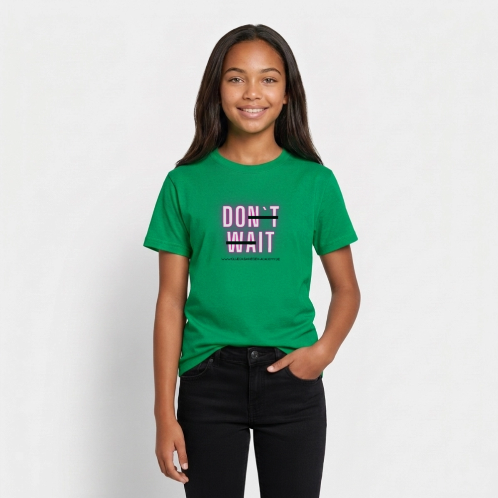 T-Shirt für Teens- Herz - kelly green
