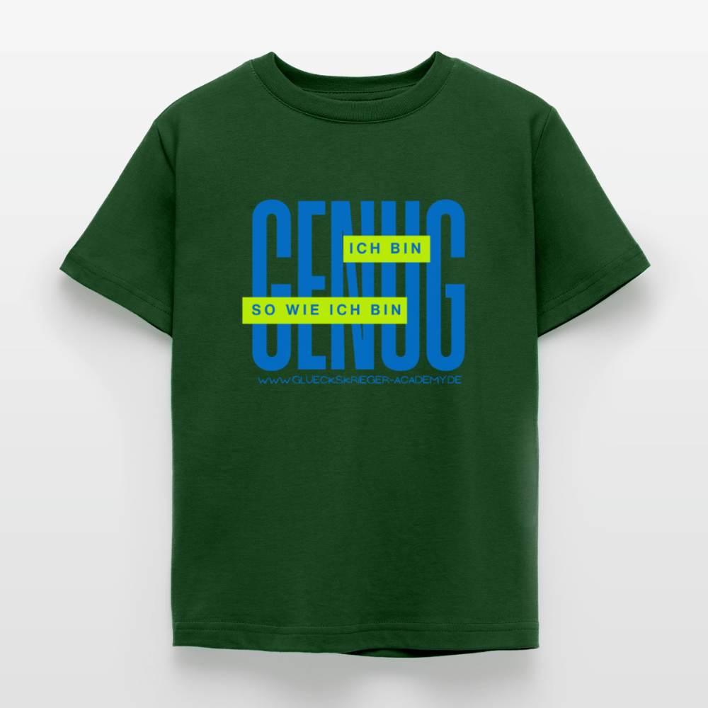 Kinder Shirt - Definition Glückskrieger - forest green
