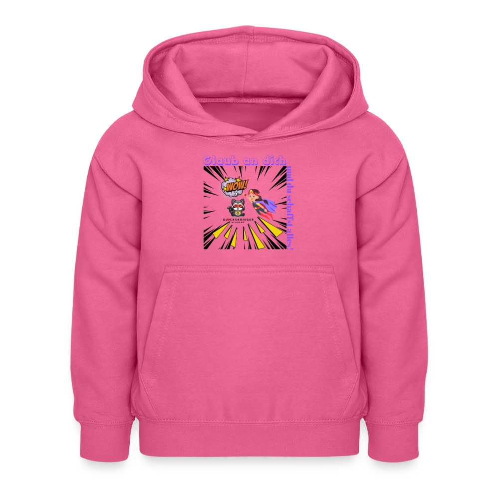 Glückskrieger Hoodie – Stark & Mutig - pink