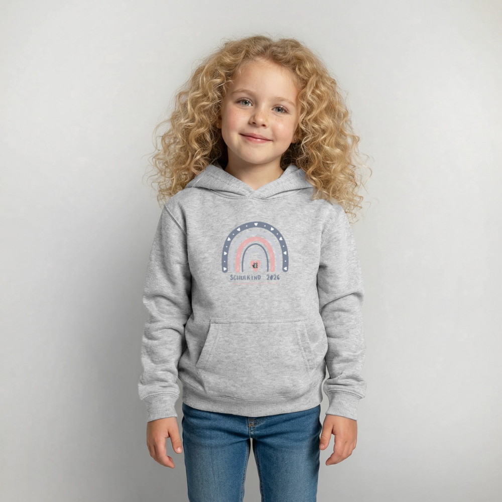 Glückskrieger Hoodie – Schulkind 2026 - light heather grey