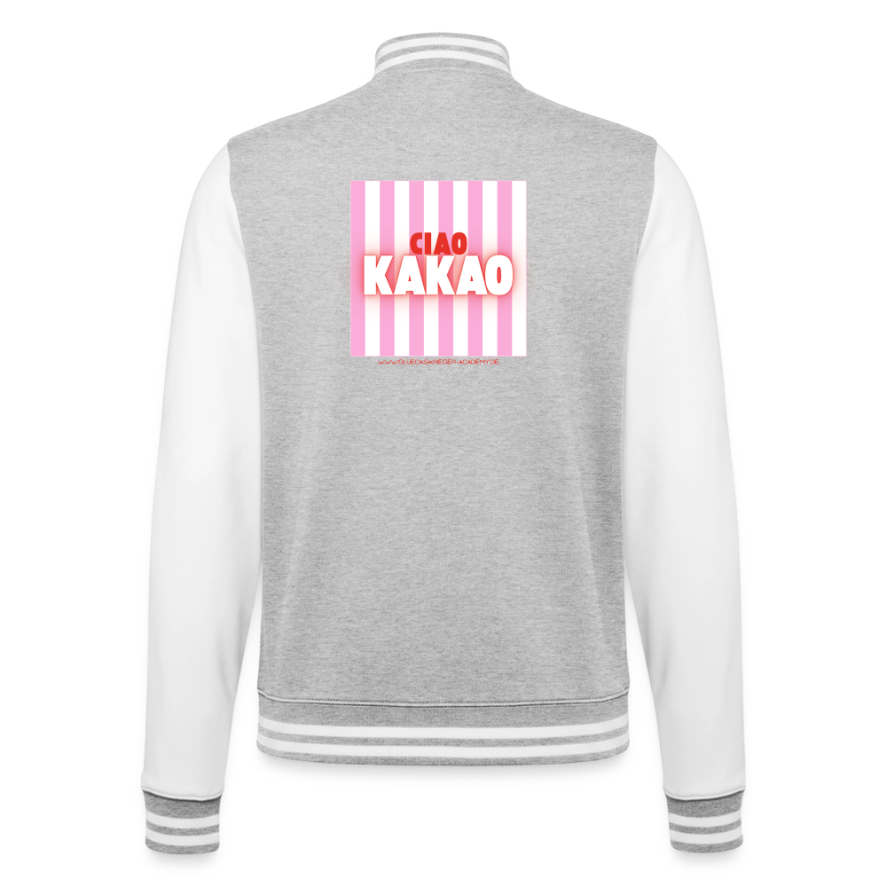 College Jacke –Ciao Kakao - heather grey/white