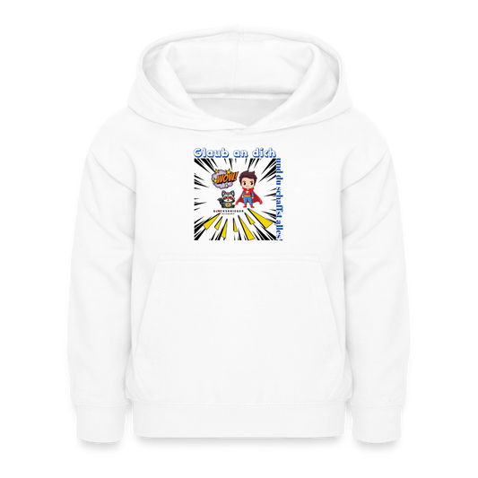 Glückskrieger Hoodie – Stark & Mutig - white