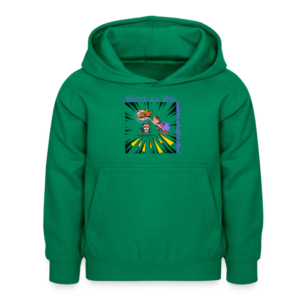 Glückskrieger Hoodie – Stark & Mutig - kelly green