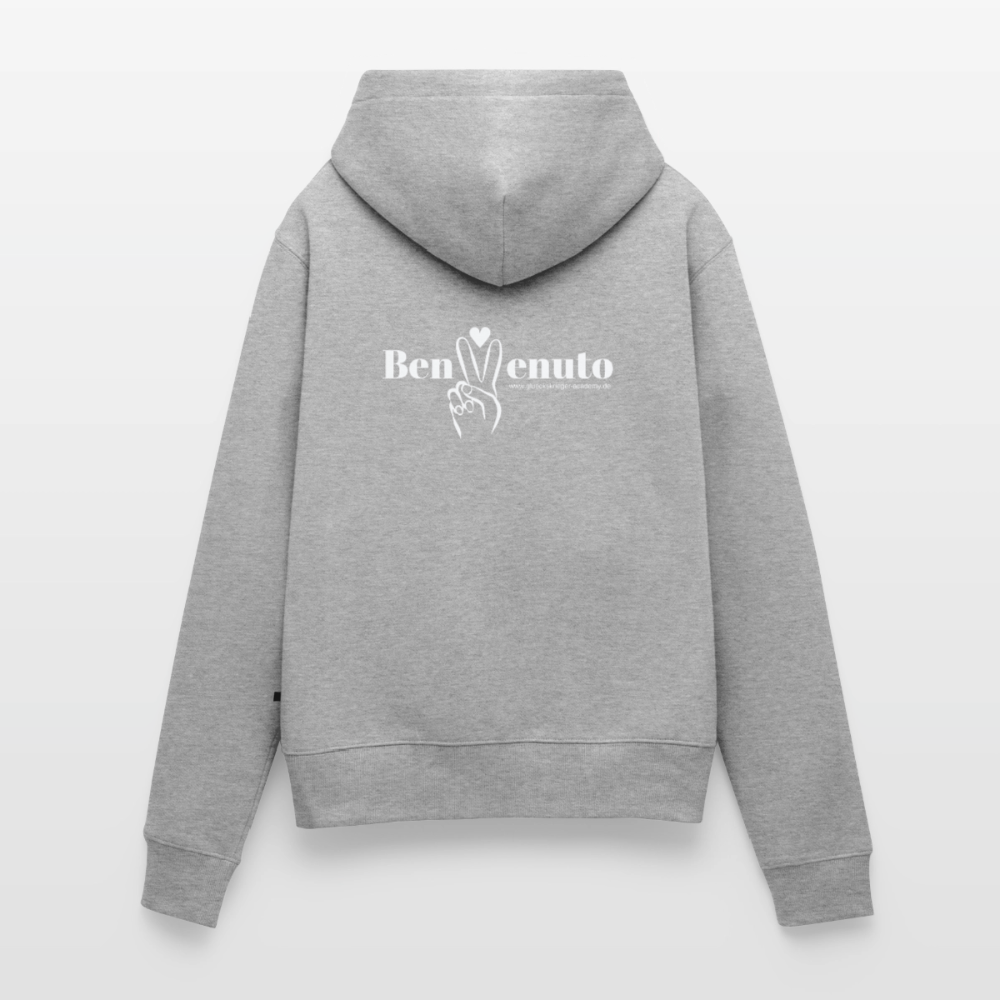 Damen Hoodies – Benvenuto - heather grey