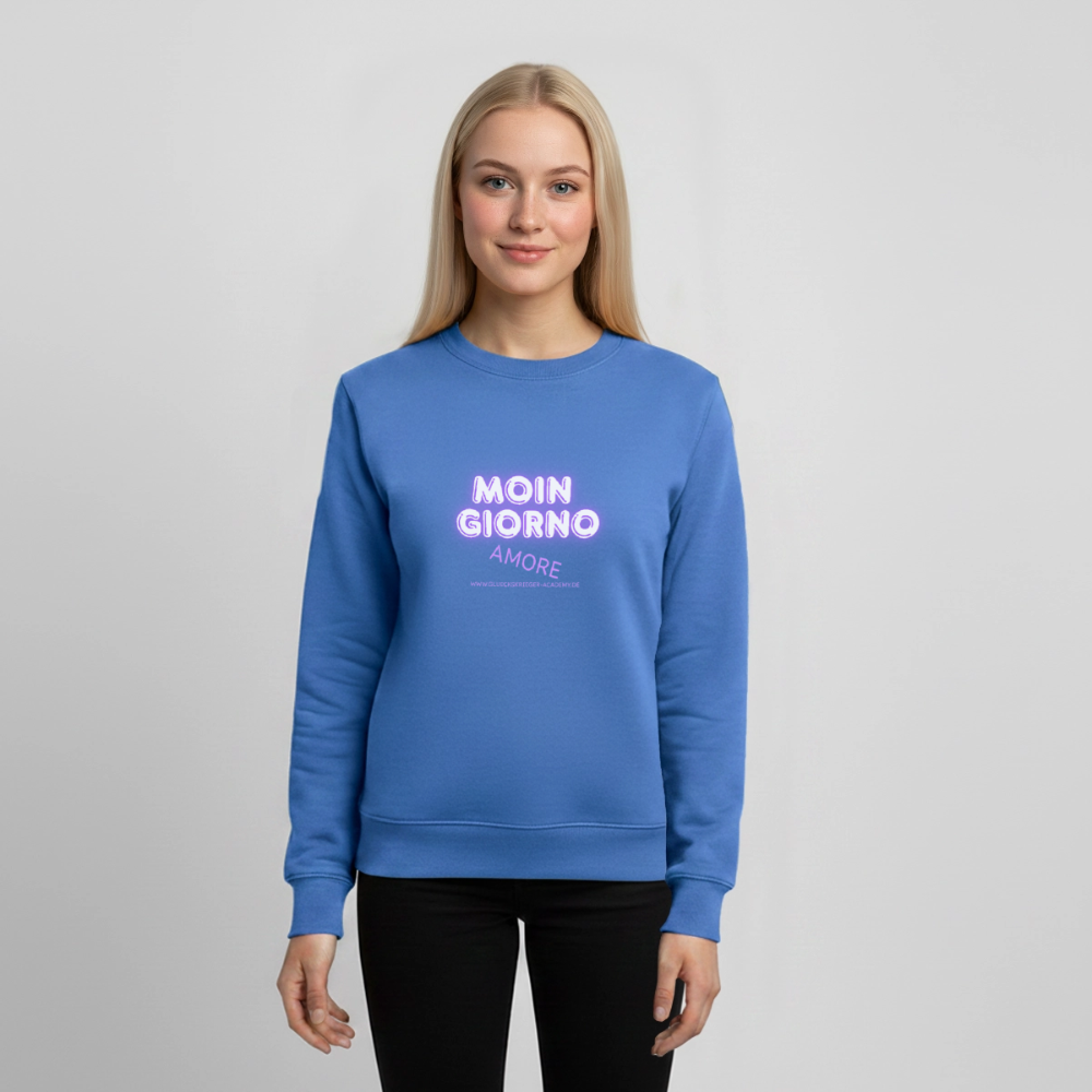 Glückskrieger Teens Pullover – Moin - carolina blue