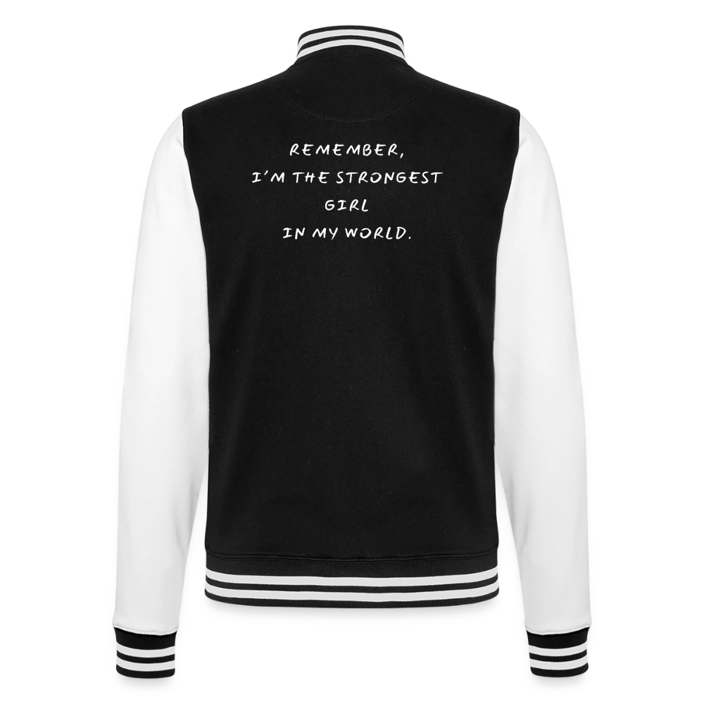 College Jacke –Stronger - black/white
