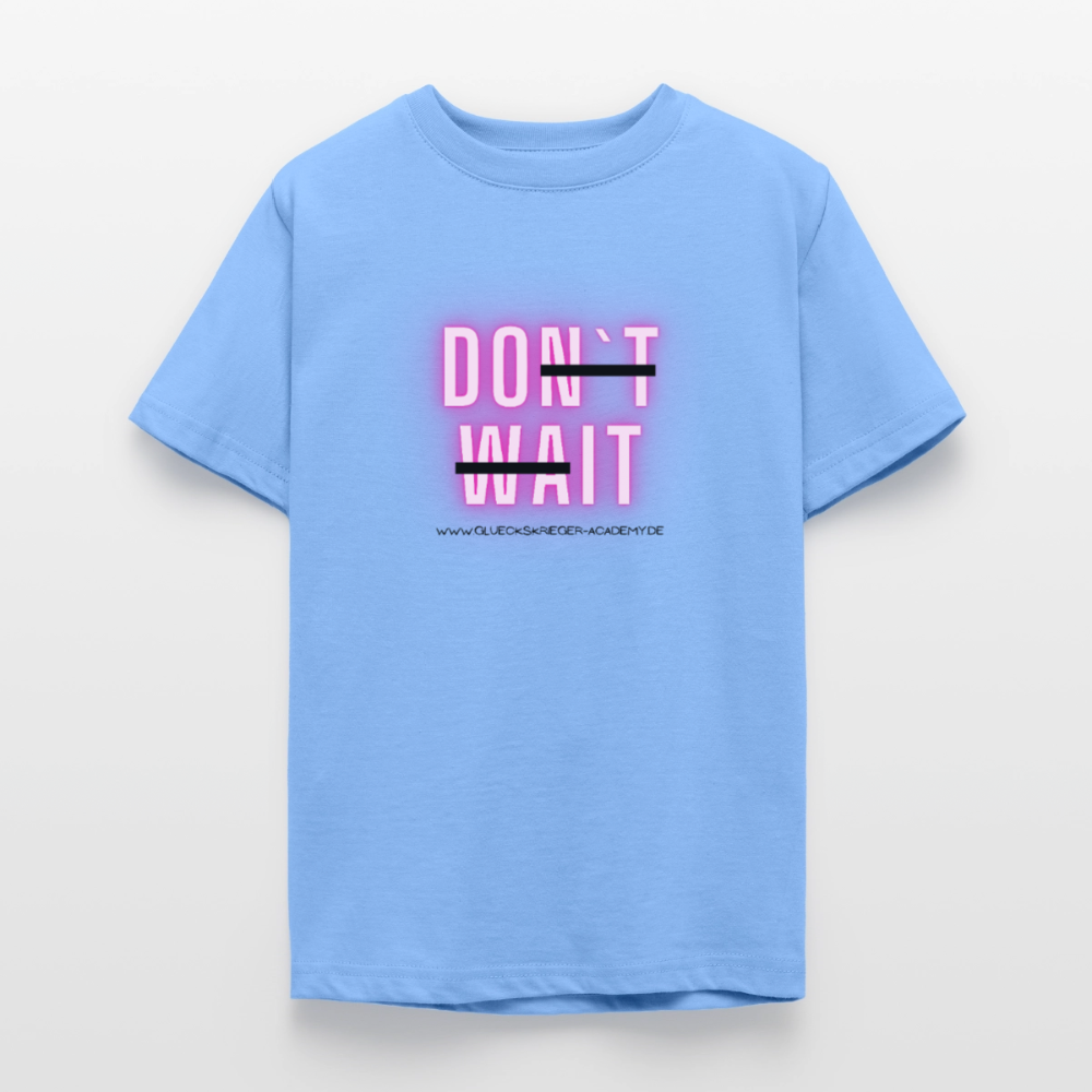 T-Shirt für Teens- Herz - sky blue