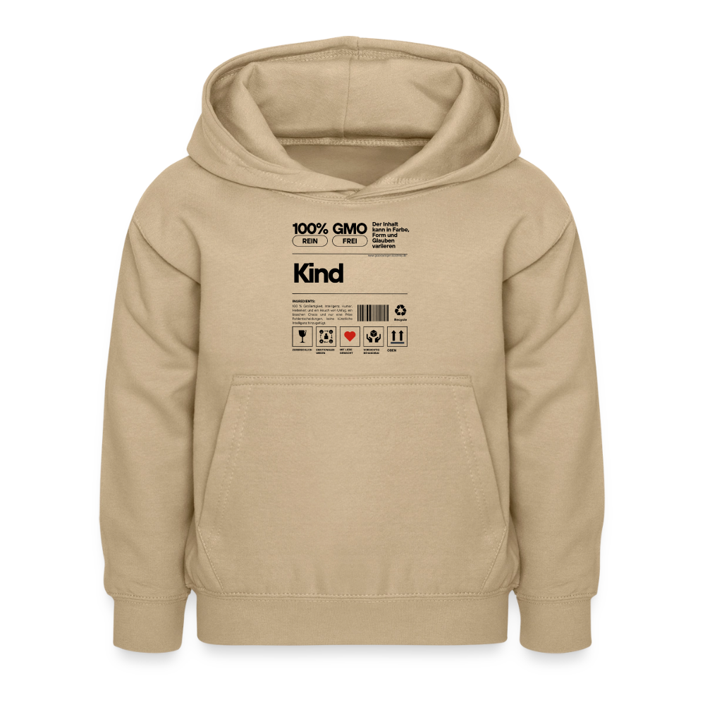 Glückskrieger Hoodie – Stark & Mutig - sand