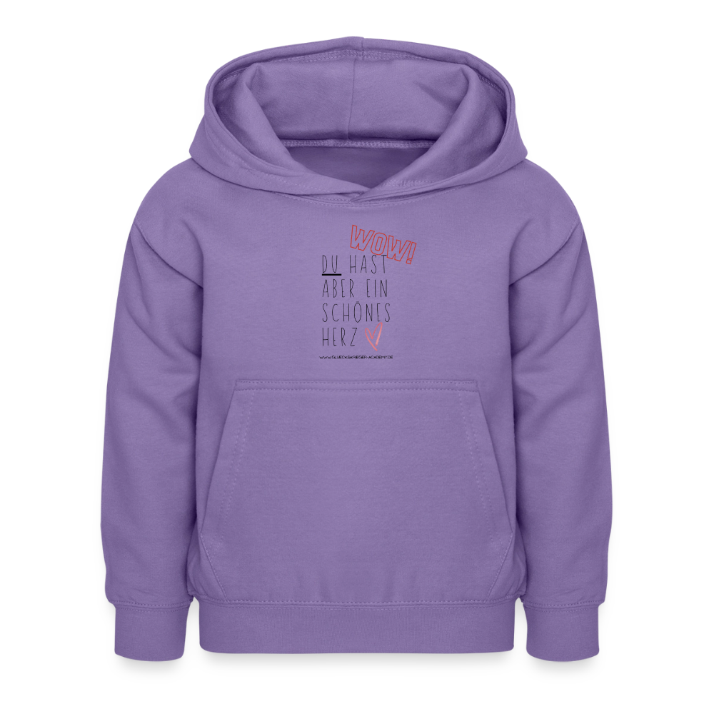 Glückskrieger Hoodie – Herz - lavender