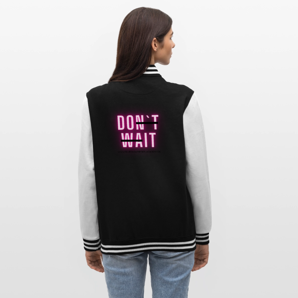 College Jacke –Do it - black/white