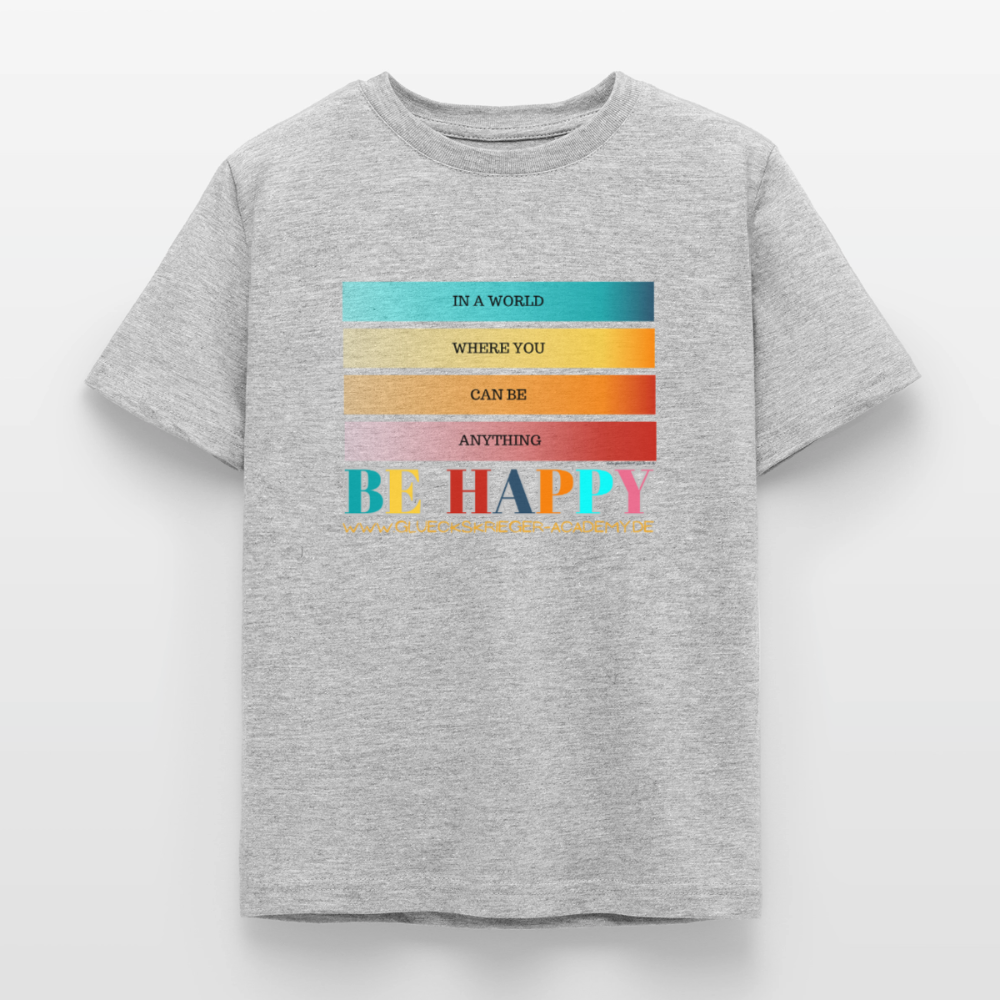Kinder Shirt - Freunde fürs Leben - heather grey