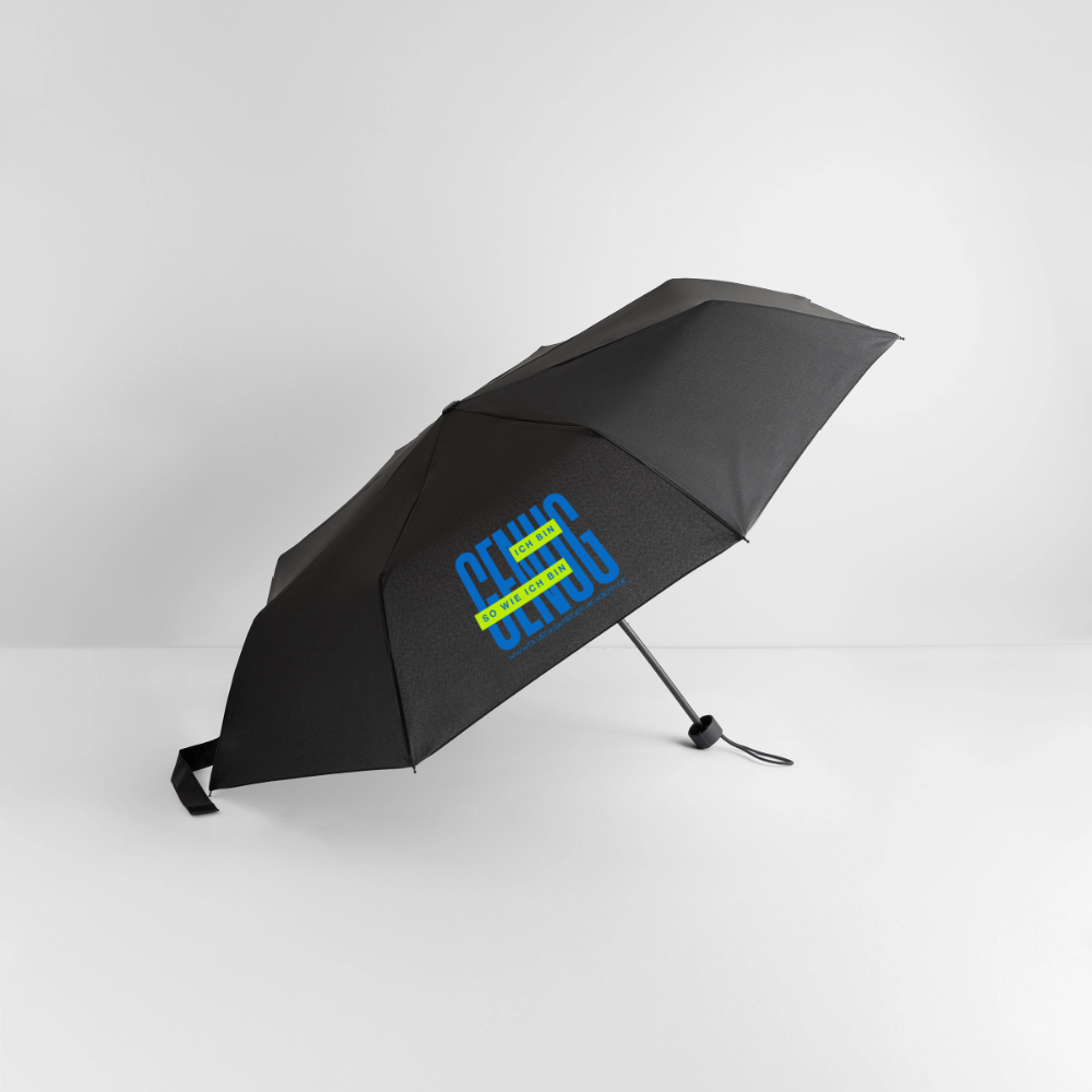 Glückskrieger Regenschirm – Stark durch jedes Wetter - black