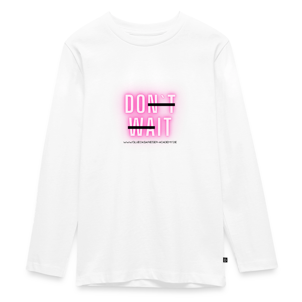 Langarmshirt für coole Teens-Do it - white