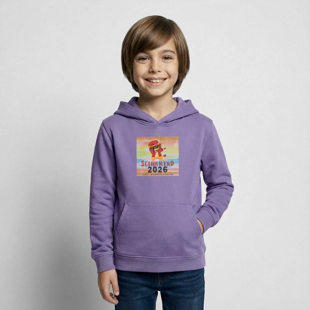Glückskrieger Hoodie – Schulkind 2026 - lavender