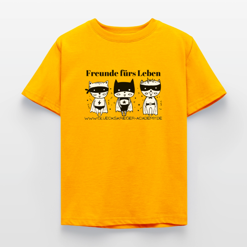 Kinder Shirt - Freunde fürs Leben - gold