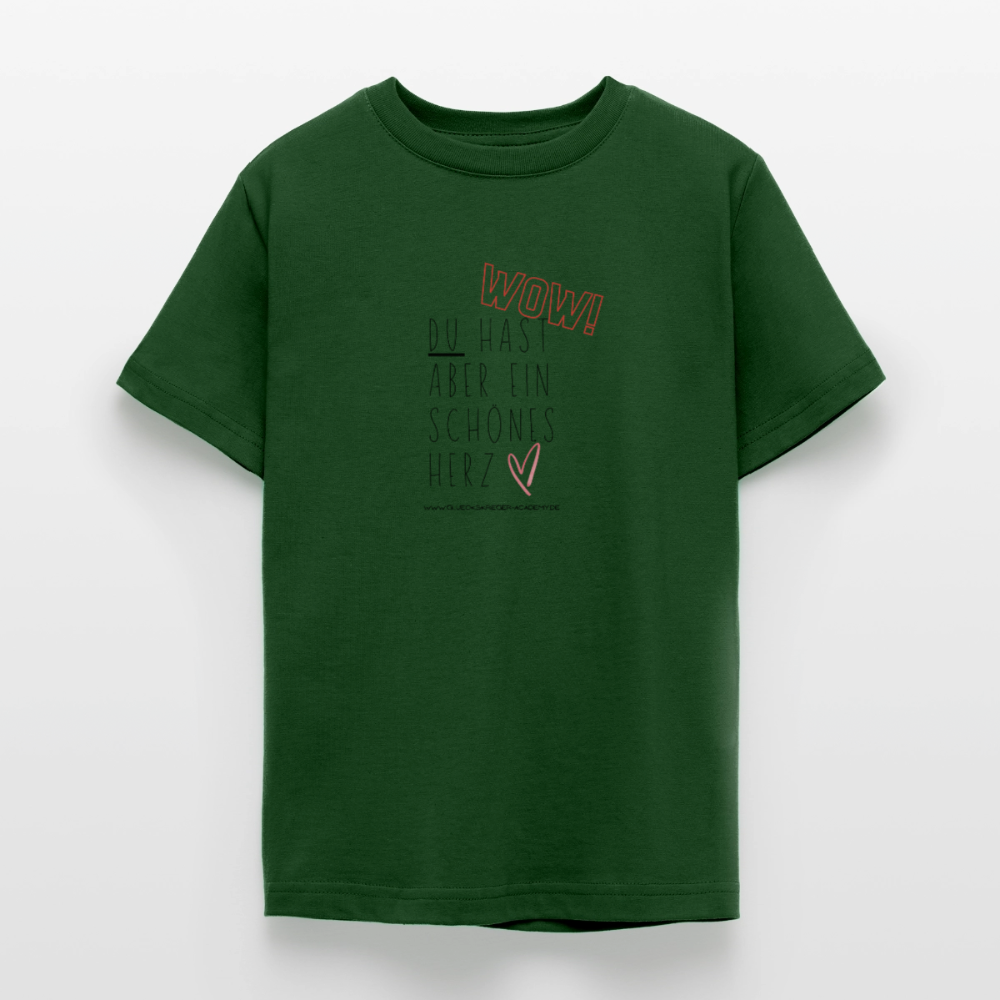 T-Shirt für Teens- Herz - forest green