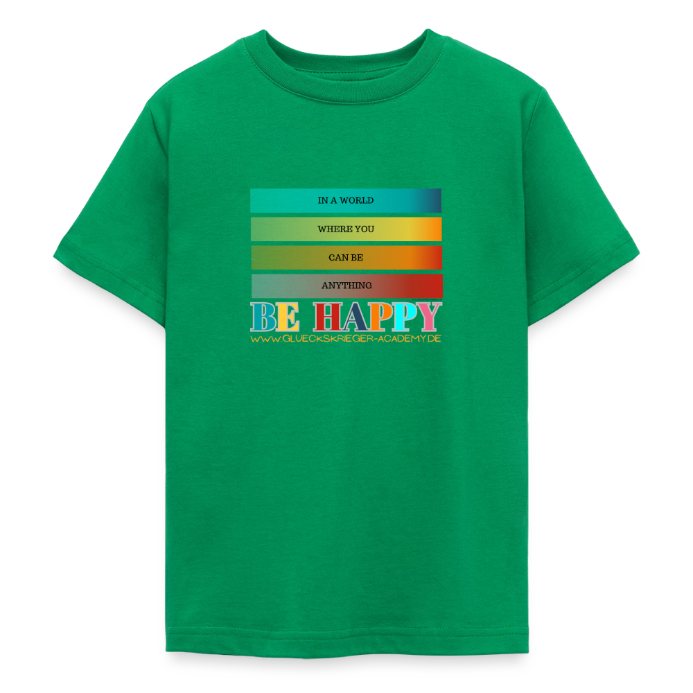 T-Shirt für Teens- Happy - kelly green