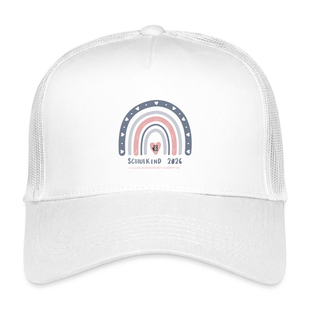 Kids’ Trucker Cap - white