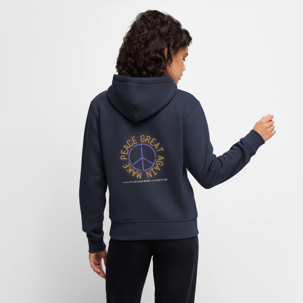 Damen Hoodies – Peace - navy