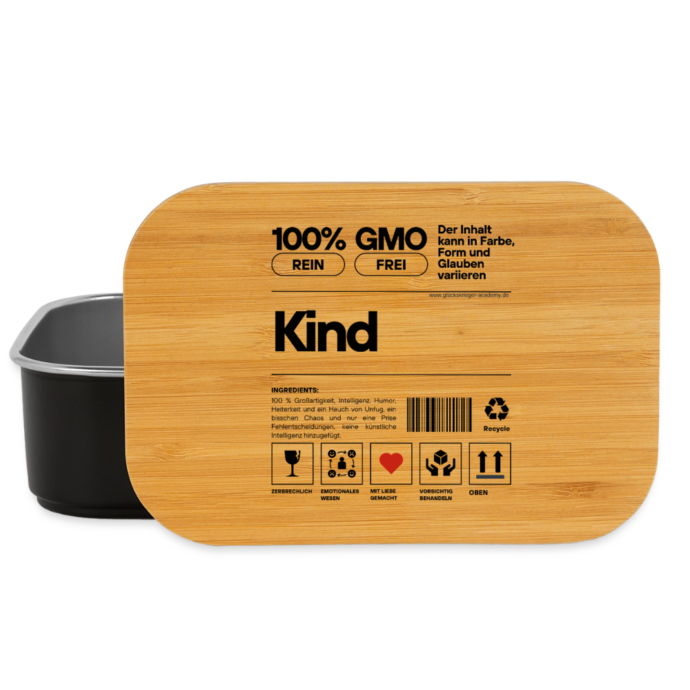 Kinder Lunchbox – Mut & Selbstvertrauen für jeden Tag - black