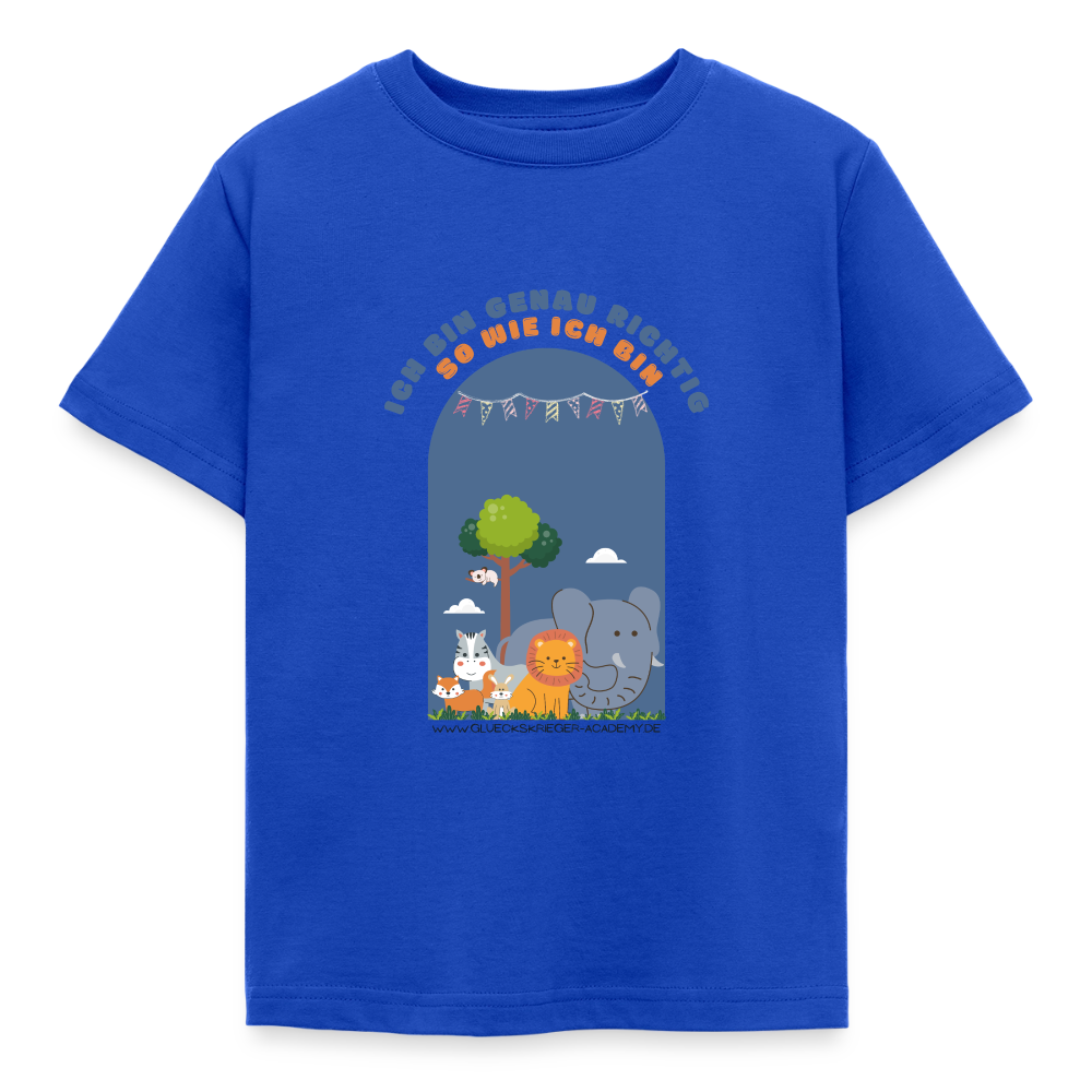Kinder Shirt - Ich bin... - royal blue