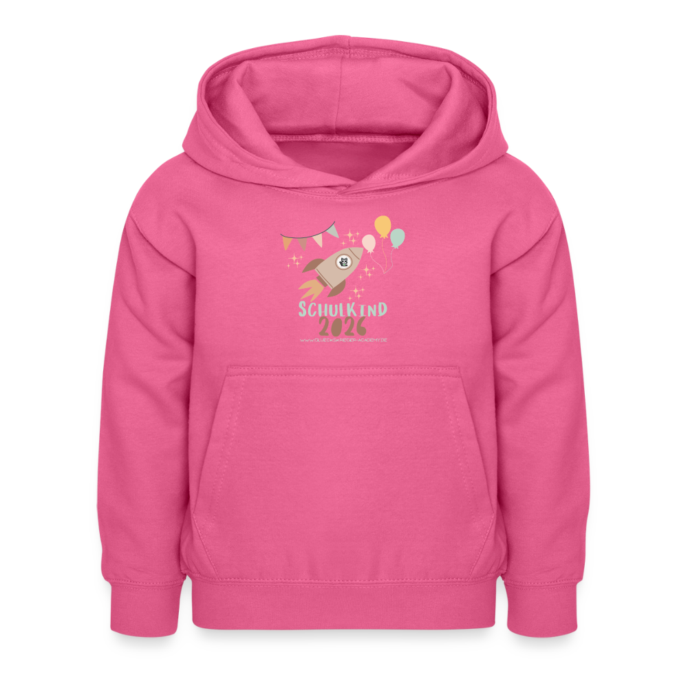 Glückskrieger Hoodie – Schulkind 2026 - pink