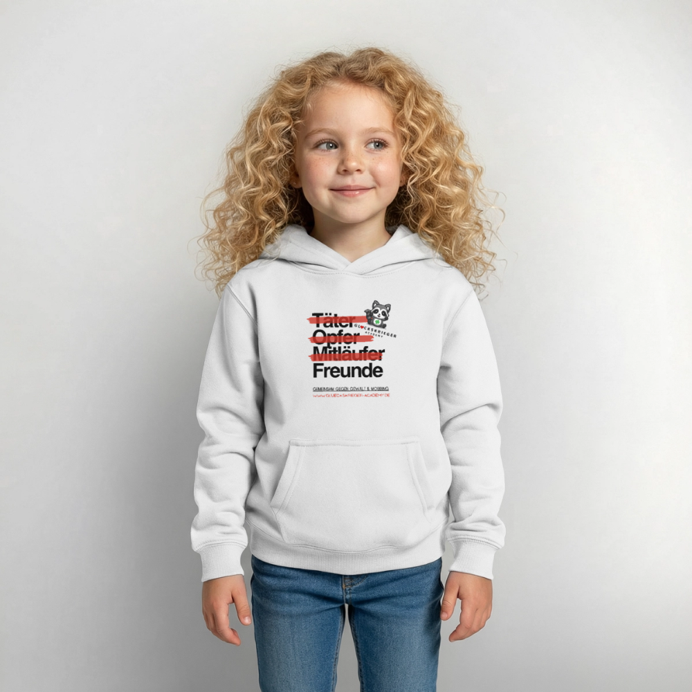 Glückskrieger Hoodie – Freunde - white