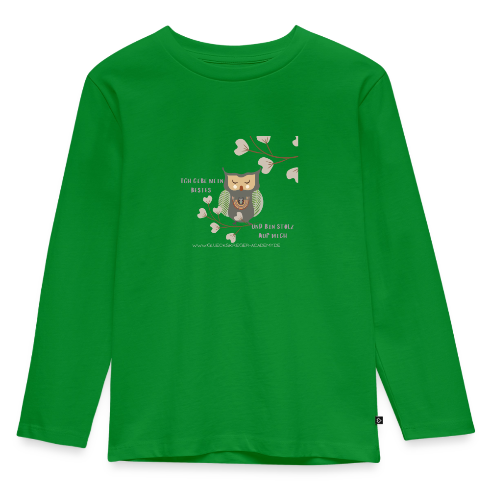 Langarmshirt für kleine Glückskrieger - green