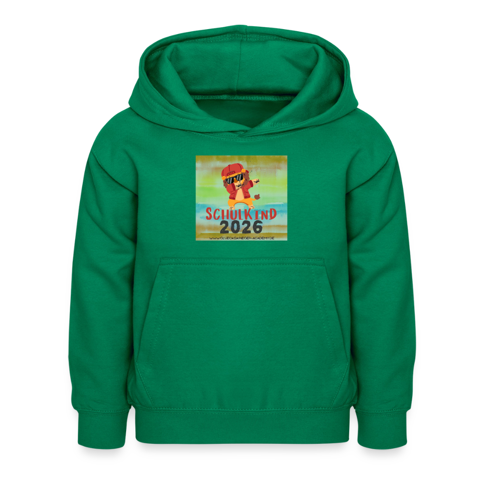 Glückskrieger Hoodie – Schulkind 2026 - kelly green